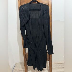 shein knit duster cardigan